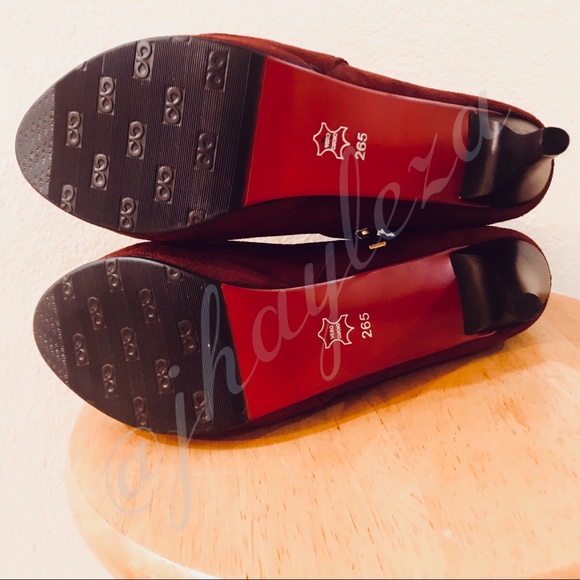 VERO CUOIO: Dark Red Ankle Boots - Picture 4 of 4